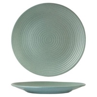 Zuma Matt Green Coupe Ribbed Plate 310mm