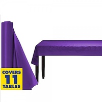 Plastic Table Cover Purple 1.22m x 30.48m