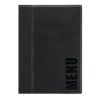 Securit Contemporary Menu Holder A4 Black