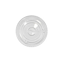 Lid 14, 16, 20, 24oz Flat Straw Slot Pk 100
