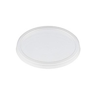 Plastic Sauce Cup Lid Small Round 100 Pk