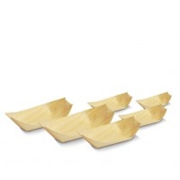 Bio Wood Extra Large Oval Boat 225x110mm 50pk