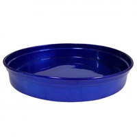 Chef Inox Round Bar Tray-Blue Aluminium 330X50mm