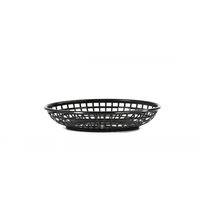Coney Is-Plastic Serving Basket Oval Black