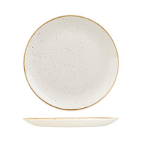 Churchill Stonecast Barley White Round Plate Coupe 288mm