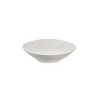 Luzerne Zen White Swirl Round Bowl 240x67mm