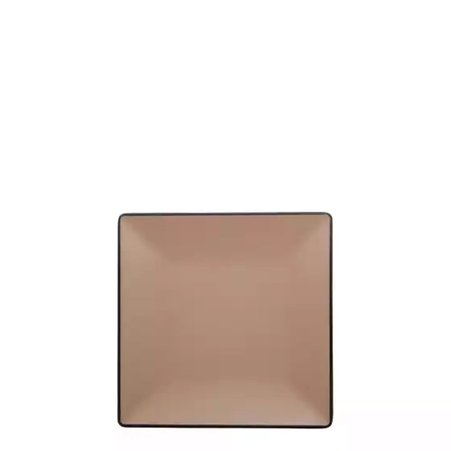 Cou Cou Dual Colour Beige & Black Square Plate 240x240mm