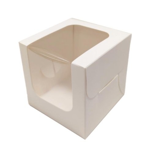 Cup Cake Box White 6pk