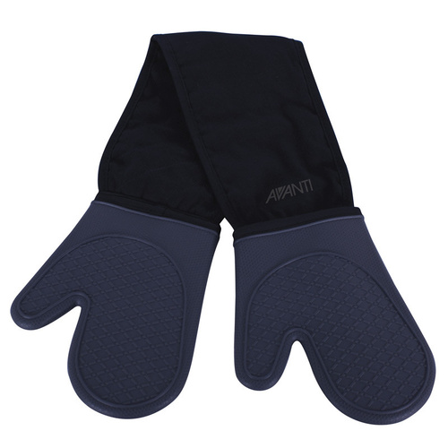 Avanti Silicone Double Oven Glove Charcoal