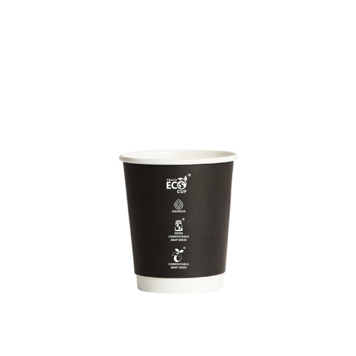 Pinnacle 8oz Double wall black coffee Sleeve 25