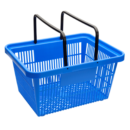 Blue Handy Shopping Basket 43ltr