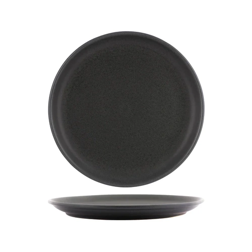 Artistica Round Plate 270mm Slate Rolled Edge
