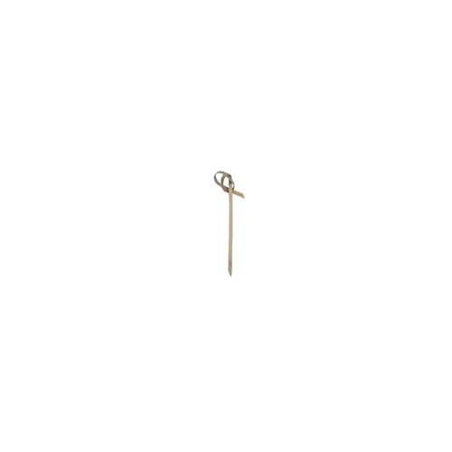 Skewer bamboo Knotted/Looped 80mm 250Pk