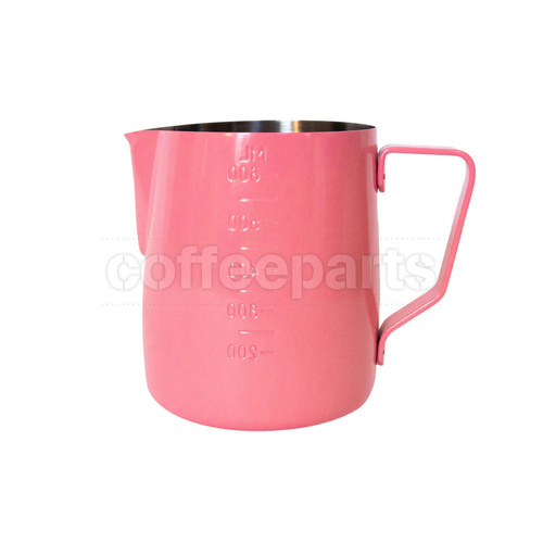 Pink Milk Frothing Jug 600ml