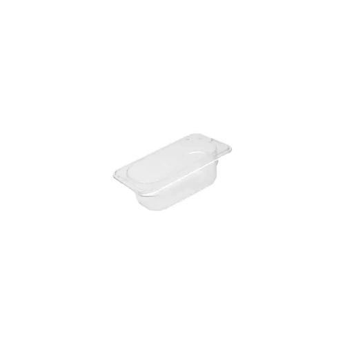 1/9 Size Clear Polycarbonate Food Pan 100mmx108x176 0.85lt