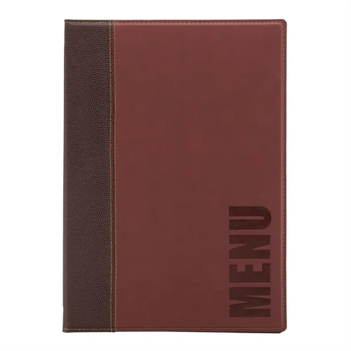 Securit Contemporary Menu Holder A4 Red 