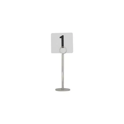 Table Number Stand 200mm Stainless 