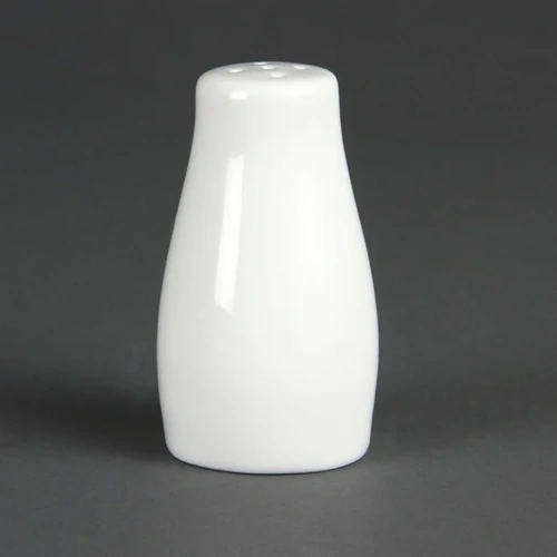 Olympia Whiteware Pepper Shaker - 90mm (12 Pack)