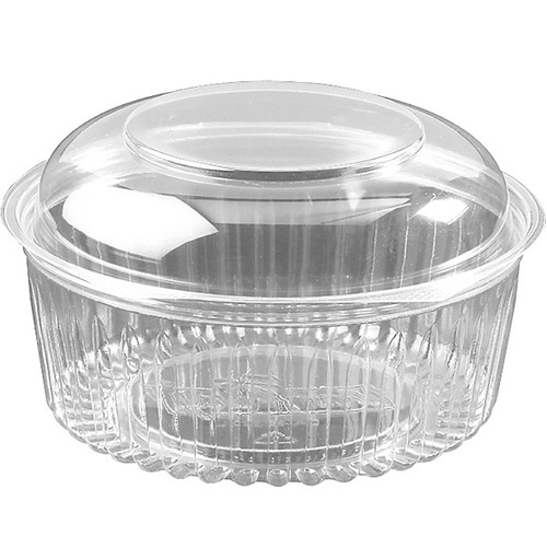Showbowl 32oz Round Plastic Dome Lid Sleeve 50