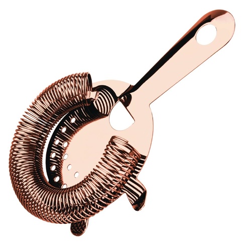 Olympia Copper Barware 4-Pronged Strainer