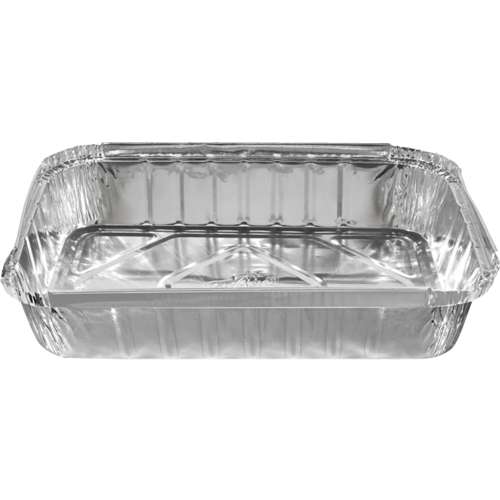 Large Rectangle Deep Foil Container 100 Sleeve RFC460