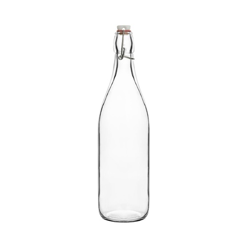 Round Glass Water Bottle 1000ml