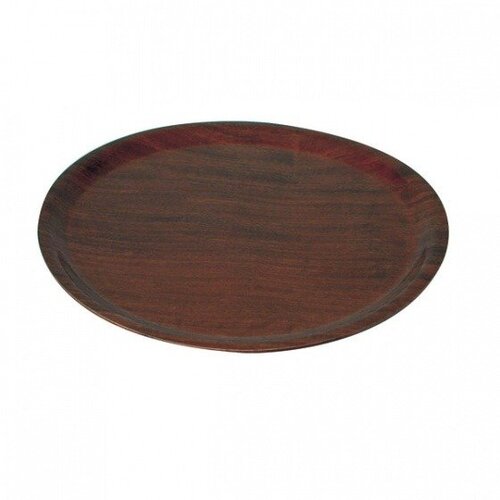 Wood Tray - Round 370mm Mahogany