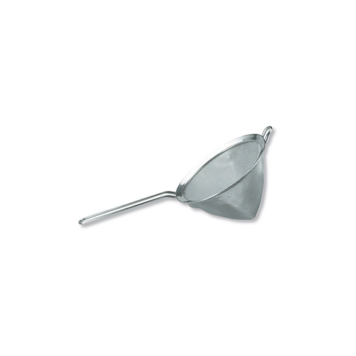Conical Mesh Strainer 18/10 Mesh + Rim 120x150mm Wire Handle