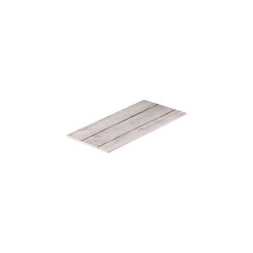 Ryner Melamine Display Platter Whitewash 325x175mm