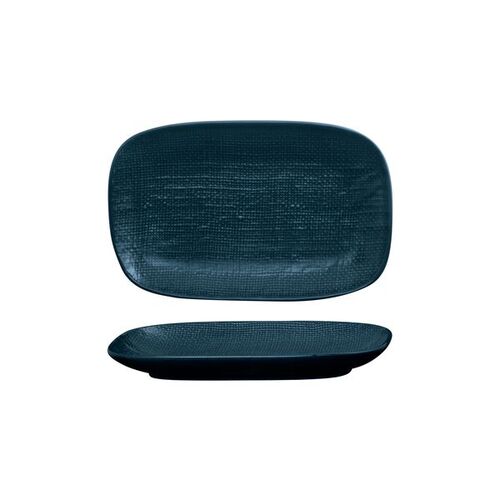 Luzerne Linen Navy Blue Oblong Plate 265mm