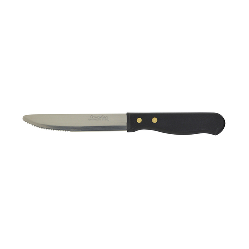 Steak Knife Rounded Tip Jumbo Polyprop Forged Handle 12pk (Beef Baron 254mm)