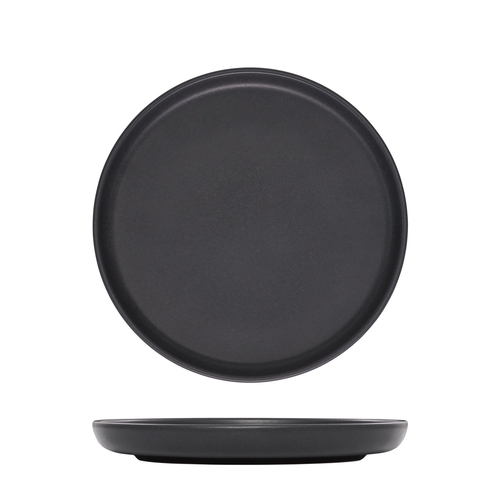 Eclipse Uno Black Round Plate 175mm