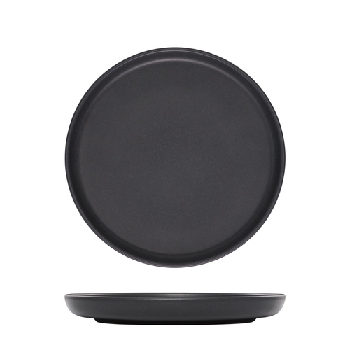 Eclipse Uno Black Round Plate 175mm
