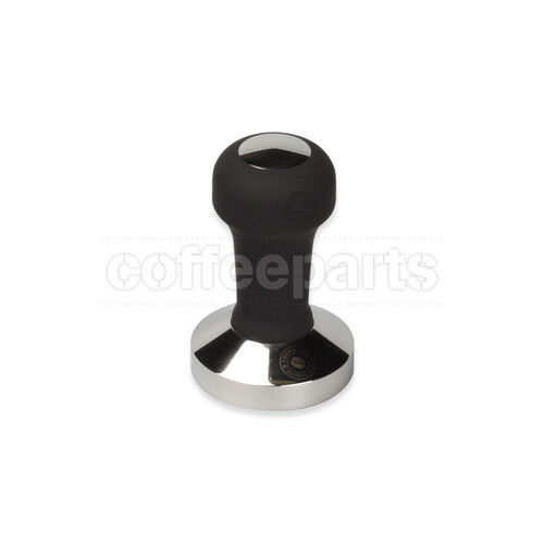 Crema Pro 58mm Flat Base Black Coffee Tamper