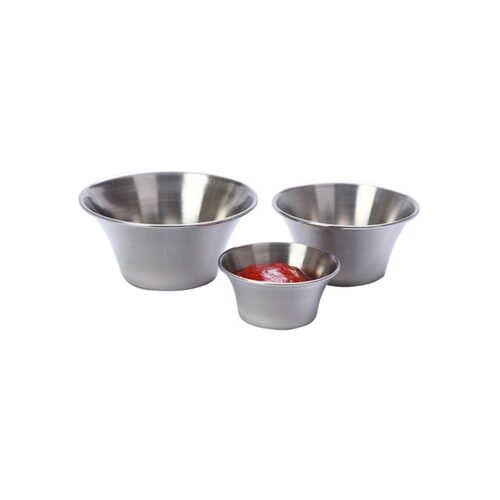 Stainless Steel Flared Sauce Cup 80x35mm 110ml