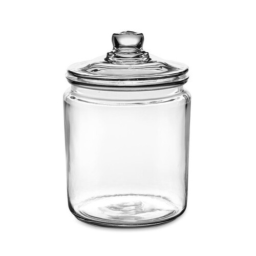 Glass Biscotti Jar With Lid 6.35 Ltr