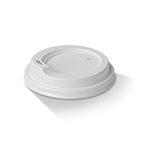 Pinnacle 8oz White Sipper lid 100pk