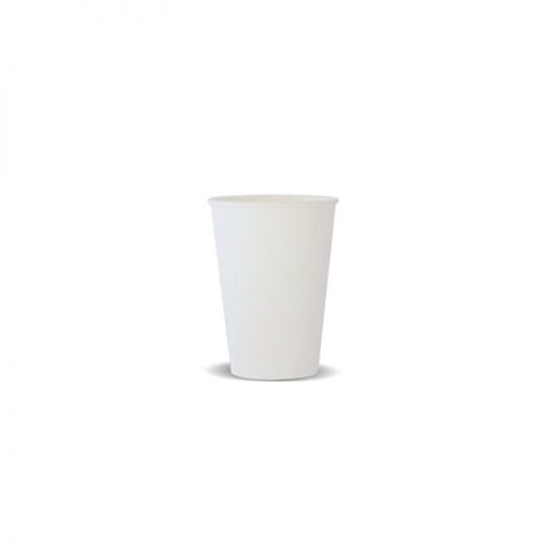 12oz Slimline White Single Wall Coffee Cups Ctn 1000