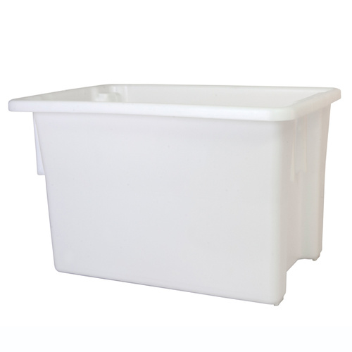 Food Grade Stack & Nest Crate Natural 68LT