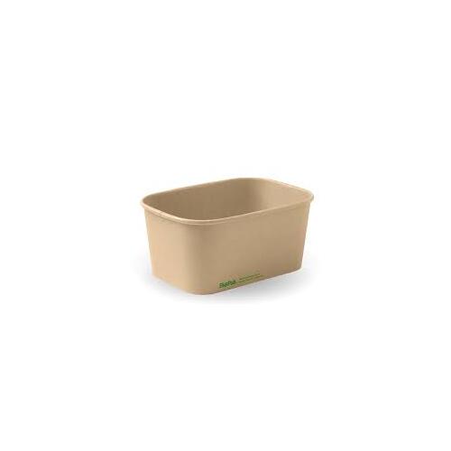 Biopak 750ml PLA Coated Takeaway Container 50 Pk
