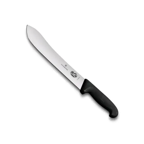 Victorinox Butchers Knife - 31cm Wide Tip, Blk Fibrox Handle