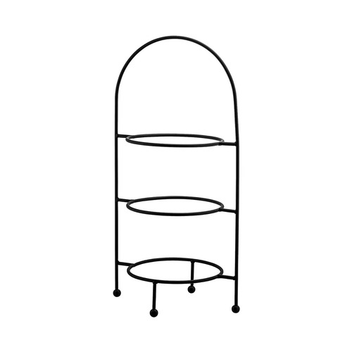 3 Tier Black Round Display 620mm