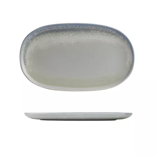 Oval Coupe Plate Cloud Moda 305x180mm