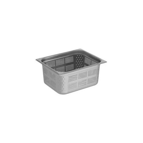 Chef Inox Gastronorm Pan Perforated 18/10 1/2 size 150mm
