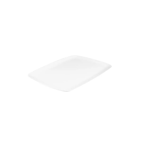 Rectangular Platter White Melamine  350x205mm