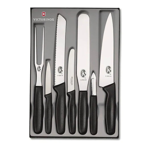Victorinox Knife Set 7 Piece Nylon Black