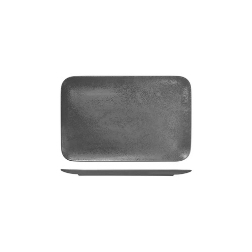 Rak Karbon Shale Rectangular Coupe Plate 330x220mm
