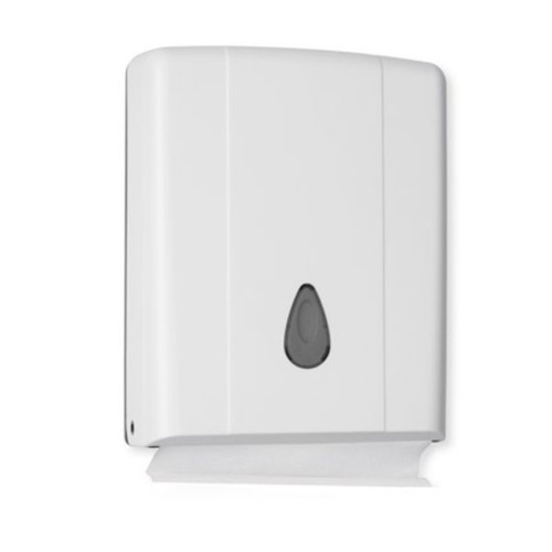 White Plastic Ultra Slim Dispenser