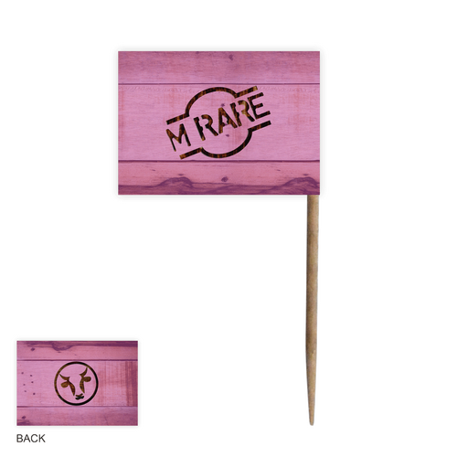 Steak Marker Flag Medium Rare 200pk