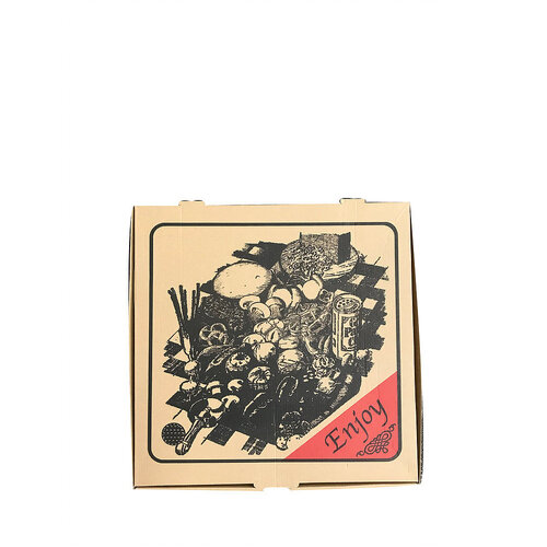 15" Pizza Box kraft with image